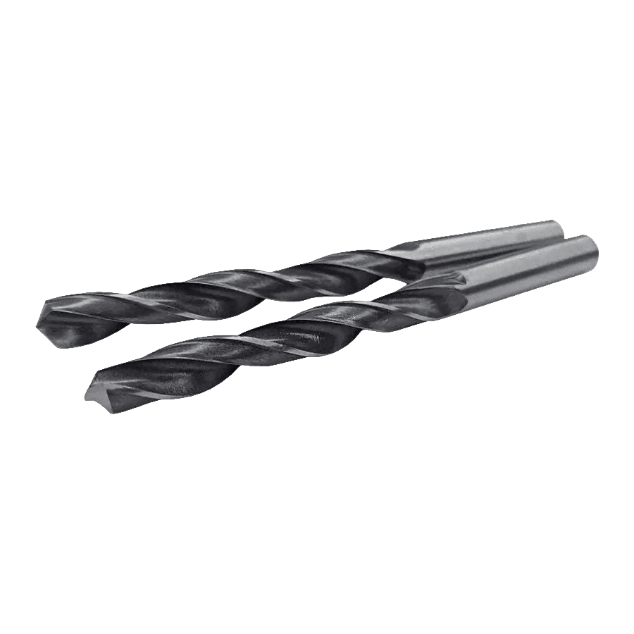 Сверло по металлу черно-белое Р6М5 HSS